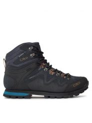 CMP Trekkingi Athunis Mid Trekking Shoe Wp 31Q4977 Szary. Szare botki męskie CMP, bez wzorów, ze skóry, bez obcasa, bez zapięcia. Za 539.99 zł.
