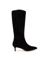LAUREN RALPH LAUREN Kozaki 802967811002 Czarny. Czarne kozaki damskie Lauren Ralph Lauren, bez wzorów, ze skóry, bez obcasa, na szpilce, bez zapięcia. Za 1,239.00 zł.