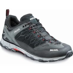 Buty trekkingowe męskie MEINDL Lite Trail GTX, z membraną Gore-Tex. Niebieskie buty zimowe męskie MEINDL, bez wzorów, z gore-texu, bez obcasa, bez zapięcia. Za 995.50 zł.