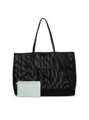 Calvin Klein Torebka Emblem Mesh Xl Tote LV04F3422G Czarny. Czarne shopperki damskie Calvin Klein, bez wzorów, z materiału, bez dodatków. Za 569.99 zł.