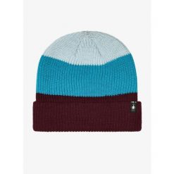 Czapka zimowa Smartwool Cantar Colorblock Beanie - eggplant plaid. Niebieskie czapki damskie Smartwool, na zimę, bez wzorów. Za 114.99 zł.