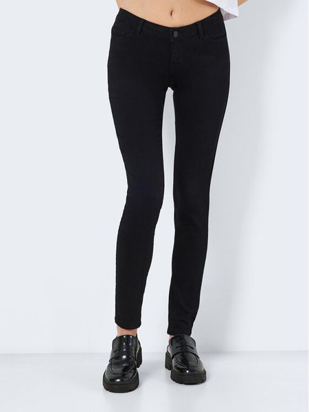 Noisy May Jeansy Allie 27024946 Czarny Skinny Fit. Czarne jeansy damskie Noisy May, bez wzorów, z bawełny. Za 89.99 zł.