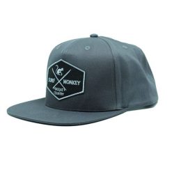 Czapka Trucker – Płaski Daszek – Snapback / Dorośli / Jeden Rozmiar (Szary). Szare czapki damskie SURF MONKEY, bez wzorów, z bawełny, sportowe. Za 139.95 zł.