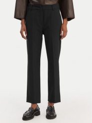 Weekend Max Mara Spodnie materiałowe Rana 2615131021 Czarny Slim Fit. Czarne spodnie materiałowe damskie Weekend Max Mara, bez wzorów, z materiału. Za 739.99 zł.