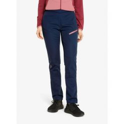 Spodnie softshell damskie Ziener Nabelle. Niebieskie spodnie sportowe damskie Ziener, na zimę, bez wzorów, z softshellu, sportowe, narciarskie. Za 361.99 zł.
