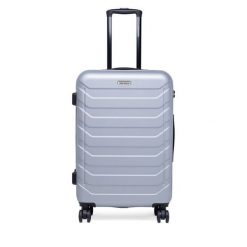 Walizka średnia GINO ROSSI. Szare walizki damskie Gino Rossi, bez wzorów, średnie. Za 279.99 zł.