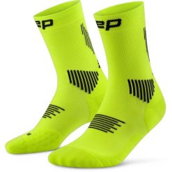 Skarpety kompresyjne CEP Compression Core 5.0 Mid Cut. Czarne skarpety męskie CEP, bez wzorów, z elastanu. Za 79.00 zł.