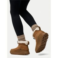 Śniegowce Columbia. Brązowe śniegowce damskie Columbia, bez zapięcia. Za 479.99 zł.