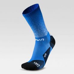 Skarpety rowerowe męskie Uyn Cycling Aero Socks Blue. Niebieskie skarpety męskie UYN, bez wzorów. Za 89.99 zł.