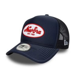Czapka Trucker New Era Oval Foam Patch. Niebieskie czapki damskie New Era, bez wzorów. Za 226.50 zł.