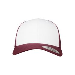 Kolorowa czapka z przodu Flexfit Retro. Białe czapki damskie FLEXFIT, bez wzorów, z bawełny, retro. Za 52.30 zł.