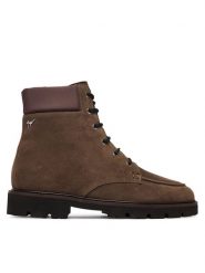 Giuseppe Zanotti Trzewiki IU50023/003 Brązowy. Brązowe botki męskie Giuseppe Zanotti, bez wzorów, ze skóry, bez obcasa, bez zapięcia. Za 4,239.00 zł.