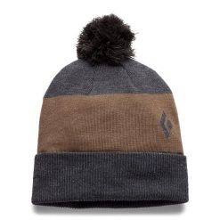 Czapka Zimowa Unisex Black Diamond Pom Beanie. Brązowe czapki męskie Black Diamond, na zimę, bez wzorów. Za 151.45 zł.