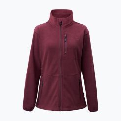 Bluza trekkingowa damska Pinewood Finnveden Fleece. Czerwone bluzy damskie Pinewood, bez wzorów, sportowe, bez ramiączek, bez kaptura. Za 229.99 zł.