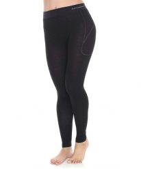 Legginsy wełniane z długą nogawką damskie Brubeck ACTIVE WOOL. Czarne legginsy damskie Brubeck, bez wzorów, z dzianiny. Za 183.49 zł.