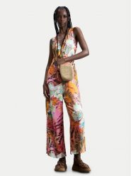 Desigual Kombinezon Swim Nasau 26SWPW53 Kolorowy Regular Fit. Sukienki damskie Desigual, l, bez wzorów, z wiskozy, bez kołnierzyka, bez ramiączek. Za 458.99 zł.