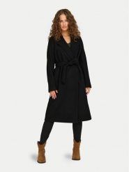 ONLY Płaszcz przejściowy Alvilda 15314362 Czarny Regular Fit. Czarne płaszcze damskie ONLY, s, bez wzorów, z syntetyku, bez kołnierzyka, bez kaptura. Za 299.99 zł.