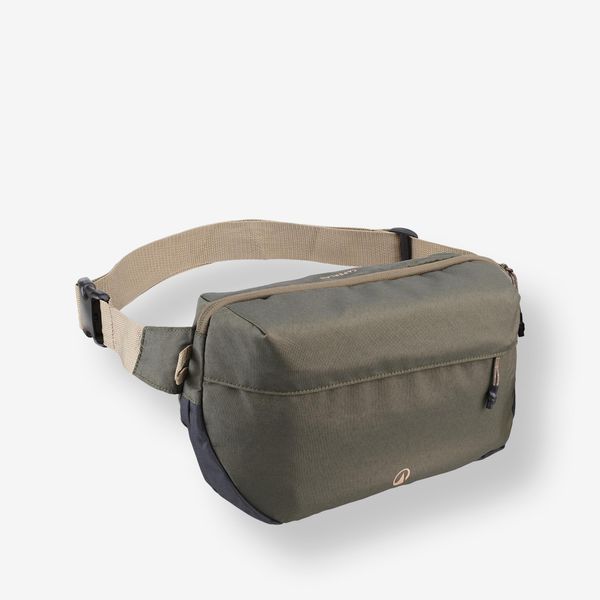 Torba biodrówka wędkarska Caperlan 100. Czarne torby na ramię męskie CAPERLAN, z materiału, na ramię, duże. Za 69.99 zł.