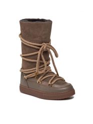 Inuikii Śniegowce Classic High Laced 75107-096 Brązowy. Brązowe śniegowce damskie Inuikii, ze skóry, bez zapięcia. Za 2,019.00 zł.