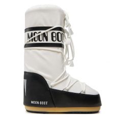 Śniegowce Moon Boot. Białe śniegowce damskie Moon Boot, z nylonu, bez zapięcia. Za 579.99 zł.