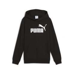 Młodzieżowa bluza z kapturem ESS z logo No. 1 PUMA Black. Biała bluzy damskie Puma, m, bez wzorów, z dżerseju, młodzieżowe, bez ramiączek, z kapturem. Za 120.99 zł.