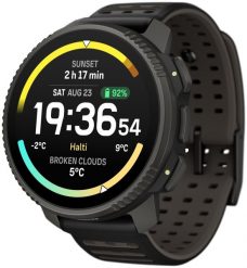 Zegarek sportowy Suunto Vertical 2 Titanium Black (SS051208000). Czarne zegarki sportowe Suunto, bez wzorów. Za 2,999.00 zł.
