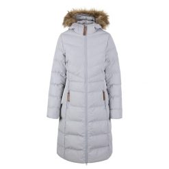 Ocieplana Kurtka Damska Audrey. Niebieskie kurtki sportowe damskie Trespass, na zimę, m, bez wzorów, z futra, bez ramiączek, z kapturem, trekkingowe. Za 332.99 zł.