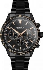 Zegarek Sekonda Zegarek męski Sekonda 30016 czarny. Czarne zegarki męskie Sekonda, bez wzorów. Za 650.00 zł.