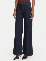 Rinascimento Jeansy CFC0129938003 Granatowy Wide Leg. Niebieskie jeansy damskie Rinascimento, bez wzorów, z bawełny. Za 574.99 zł.