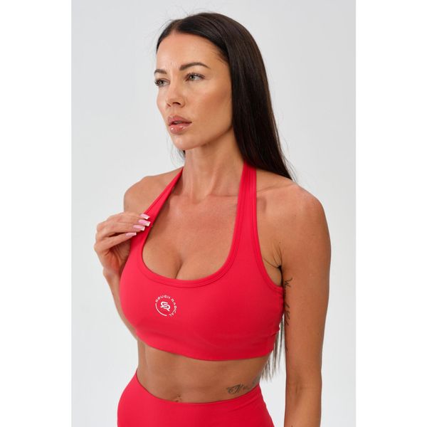 Stanik sportowy fitness Rough Radical Zoya Sports Bra. Czerwone bielizna sportowa damska ROUGH RADICAL, xs, bez wzorów. Za 129.90 zł.
