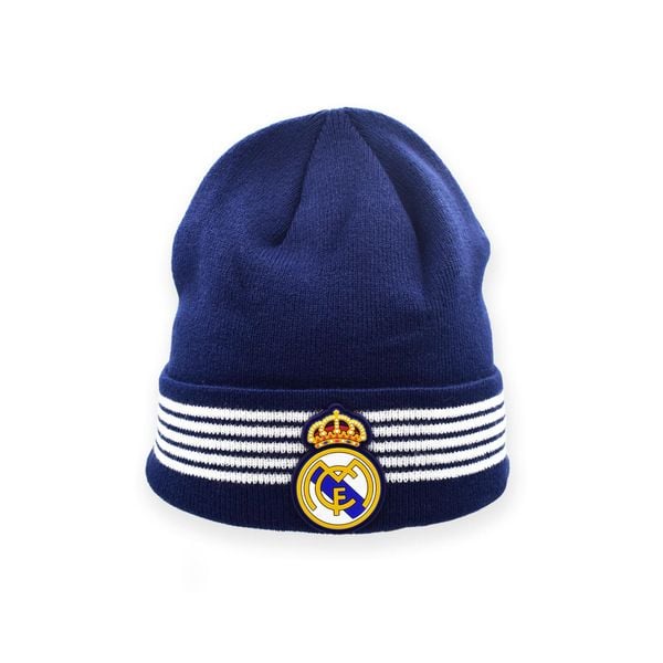Czapka Real Madryt Jr - oficjalna licencjonowana. Niebieskie czapki damskie REAL MADRID, bez wzorów. Za 99.00 zł.