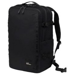 Plecak miejski Jack Wolfskin Sierra 3. Czarne plecaki męskie Jack Wolfskin, bez wzorów, z materiału. Za 529.99 zł.