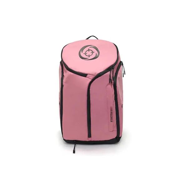 Plecak Rigorer Basketball. Czerwone plecaki męskie RIGORER, bez wzorów, z materiału, eleganckie. Za 338.50 zł.