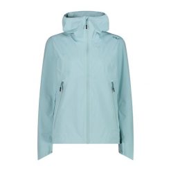 Kurtka damska narciarska CMP 34Z6516. Niebieskie kurtki sportowe damskie CMP, l, bez wzorów, bez ramiączek, bez kaptura, narciarskie. W wyprzedaży za 367.50 zł.