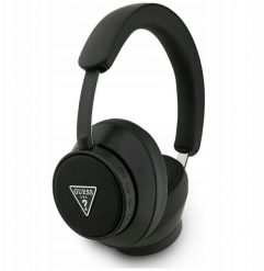 Sluchawki nauszne Guess Bluetooth ENC Saffiano Triangle Logo czarny. Czarne słuchawki nauszne Guess. Za 221.29 zł.