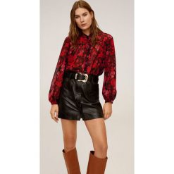 Mango - Bluzka Winona. Czerwone bluzki damskie Mango, l, bez wzorów, z poliesteru, bez kołnierzyka, bez ramiączek. Za 139.90 zł.