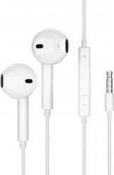 Słuchawki Jellico JELLICO słuchawki przewodowe EP2A JACK 3.5MM z mikrofonem 1.2M Biały. Białe słuchawki douszne Jellico. Za 15.23 zł.
