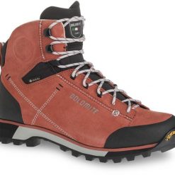 Buty damskie Dolomite 54 Hike Evo GTX. Czerwone obuwie trekkingowe damskie Dolomite, z gore-texu, bez zapięcia. Za 608.75 zł.