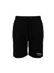 Iceberg Szorty | D0206300 | Mężczyzna | Czarny. Czarne szorty męskie Iceberg, bez wzorów, z bawełny. W wyprzedaży za 499.00 zł.