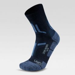 Skarpety trekkingowe męskie Uyn Trekking 2IN Merino Socks. Niebieskie skarpety męskie UYN, bez wzorów. Za 139.99 zł.