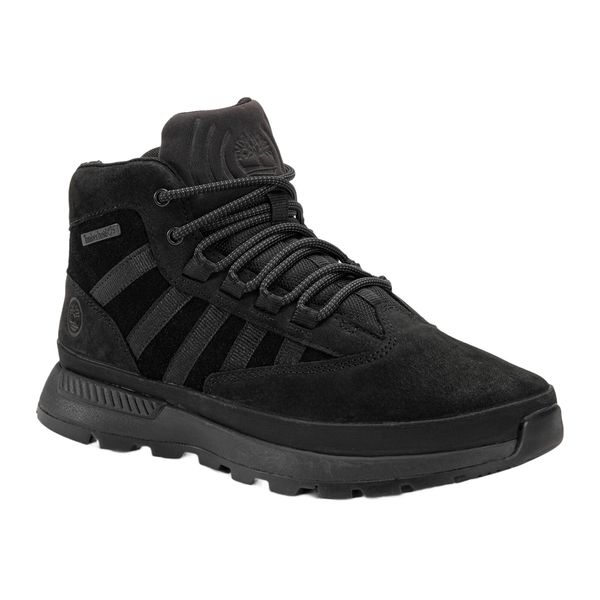 Buty męskie Timberland Euro Trekker Mid Leather. Czarne buty zimowe męskie Timberland, bez wzorów, bez obcasa, bez zapięcia. Za 499.00 zł.