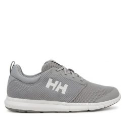 Buty do sportów wodnych Helly Hansen. Szare buty sportowe męskie Helly Hansen, bez wzorów, bez zapięcia, żeglarskie. Za 259.99 zł.