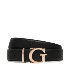 Pasek Guess. Czarne paski damskie Guess, z aplikacjami. Za 234.99 zł.