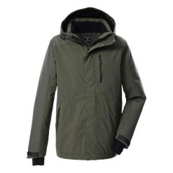 Kurtka z kapturem Killtec KOW 89. Zielone kurtki męskie KILLTEC, bez wzorów, sportowe, z kapturem. Za 786.00 zł.