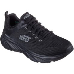 Buty sportowe męskie Skechers Edgeride Contentio. Czarne buty sportowe męskie Skechers, bez wzorów, bez zapięcia. Za 390.00 zł.