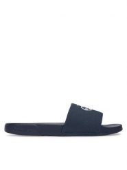 Calvin Klein Klapki Ess Slide Cv YM0YM01393 Granatowy. Niebieskie klapki męskie Calvin Klein, bez wzorów, z materiału, bez zapięcia. Za 169.99 zł.