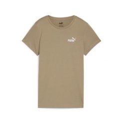 Puma Koszulka Ess+ Embroidery 84833167. Brązowe koszulki sportowe damskie Puma, s, bez wzorów, bez ramiączek. Za 67.99 zł.