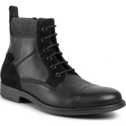Trzewiki GEOX - U Jaylon U84Y7E 04623 C9999 Black. Czarne botki męskie Geox, bez wzorów, z materiału, bez obcasa, bez zapięcia. Za 519.00 zł.