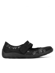 Remonte Baleriny R3510-03 Czarny. Czarne balerinki damskie Remonte, bez wzorów, z materiału, bez obcasa, bez zapięcia. W wyprzedaży za 209.99 zł.
