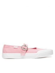 Vans Baleriny VN000CRRD3X1 Różowy. Czerwone balerinki damskie Vans, bez wzorów, z materiału, bez obcasa, bez zapięcia. Za 199.99 zł.